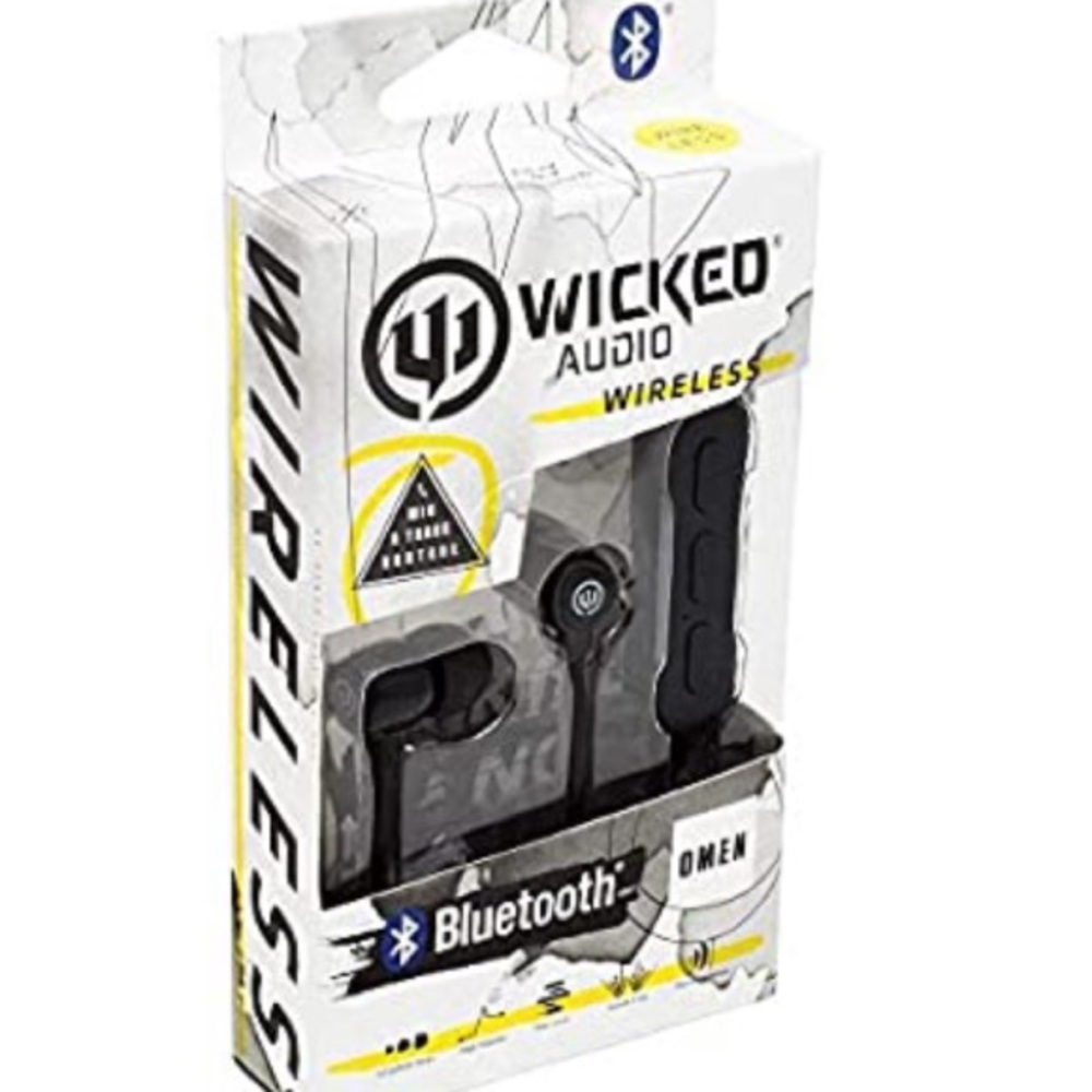 Wicked Audio Bluetooth Earbuds Omen, Black